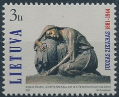 Mi 772 ** MNH / Sculptor Juozas Zikaras 120th Birthday, Sadness - Lithuania