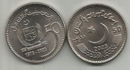 Pakistan 50 Rupees 2023.  Km#89 Golden Jubilee Of The Senate  UNC - Pakistan