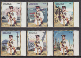 2012 Jordan King Abdullah III Complete Set Of 6 MNH - Jordanien