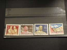 UNGHERIA - 1959 ESPISIZ./UCCELLO/LENIN 4 VALORI - TIMBRATO/USED - Used Stamps
