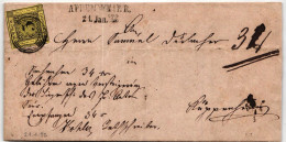 Baden 2 Auf Brief Portogerecht #JN938 - Lettres & Documents
