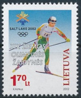 Mi 780 ** MNH / Winter Olympics, Salt Lake City, Nordic Skiing - Lithuania