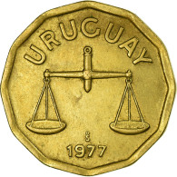 Monnaie, Uruguay, 50 Centesimos, 1977, Santiago, TTB, Aluminum-Bronze, KM:68 - Uruguay