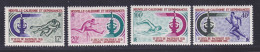 NOUVELLE CALEDONIE N°  332 à 335 ** MNH Neufs Sans Charnière, TB (D7473) Jeux Du Pacifique Sud - 1966 - Nuevos