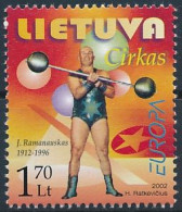 Mi 792 ** MNH / CEPT, Europa, Cirkus, Zirkus, Artist Jonas Ramanauskas - Lithuania