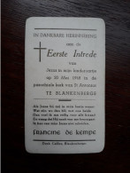Eerste Heilige Communie - Blankenberge - 1948 - Francine De Kempe - Comunión Y Confirmación