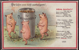 Gest. Wir Lassen Uns Nicht Aushungern! Feldpost 1917 - Humour