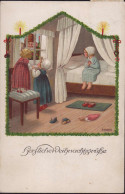 Gest. Weihnachtsgrüße, Sign. Ebner 1928 - Ebner, Pauli