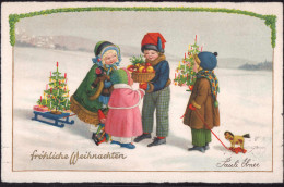 Weihnachtsgruss Sign. P. Ebner 1933 - Ebner, Pauli