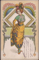 Gest. Feine Dame Sign. A. Sockl Wien 1902 - Altri & Non Classificati