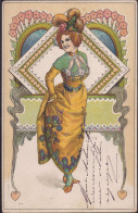 Gest. Feine Dame Sign. A. Sockl Wien 1902 - Other & Unclassified