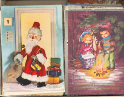 Gest. Konvolut Von Ca. 130 Stck. Weihnachtskarten Großformat 70er-80er Jahre - Sonstige & Ohne Zuordnung