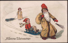 Gest. Weihnachten Weihnachtsmann 1913 - Autres & Non Classés