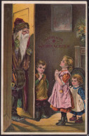 Gest. Weihnachten Weihnachtsmann Prägekarte 1907 - Autres & Non Classés