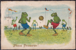 Gest. Pfingsten Frosch Beim Fußball 1927 - Pentecost