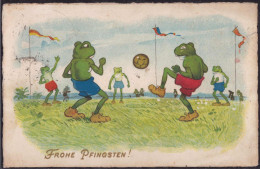 Gest. Pfingsten Frosch Beim Fußball 1927 - Pentecostés