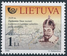 Mi 803 ** MNH / Postal History, King Sigismund III Vasa, Postal System Pioneer In Lithuania And Poland - Lithuania