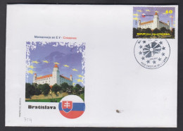 REPUBLIC OF MACEDONIA, 2016, FDC, MICHEL 754 - MACEDONIA IN EUROPE-Slovakia, Bratislava # - Sonstige & Ohne Zuordnung