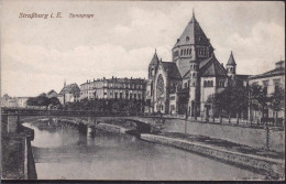 Gest. Straßburg Synagoge, Feldpost 1917 - Jewish