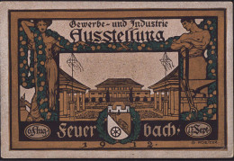 Gest. Stuttgart Feuerbach Gewerbeausstellung 1912, Privatganzsache DR PP 27 C 157 - Esposizioni