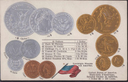 * Münzen USA, Prägekarte - Monedas (representaciones)
