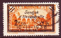 Alexandrette 1938 Y.T.15 O/Used VF/F - Ungebraucht