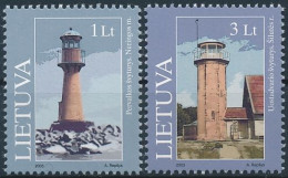 Mi 814-815 ** MNH / Technical Monuments, Lighthouses - Lithuania