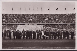 * Olympiade Berlin 1936 Fackelläufer Trifft Ein - Giochi Olimpici