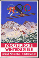 Gest. Olympiade Garmisch 1936 SST - Olympische Spiele