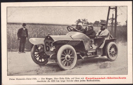 * Prinz Heinrich-Preis 1908 Der Sieger Fritz Erle Auf Conti - Grand Prix / F1