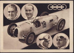 * Rosemeyer Stuck Hasse Delius Fahrer Der Auto Union 1935 - Grand Prix / F1