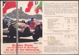 Gest. Nürburgring Großer Preis Von Deutschland 1939, EK 1,3 Cm - Grand Prix / F1