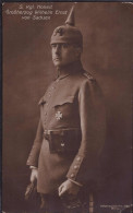 Gest. Großherzog Wilhelm Ernst Von Sachsen, Feldpost 1915 2x EK 6mm - Personnages Historiques
