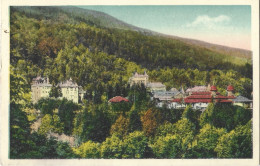 ROMANIA 1937 BAILE SLANIC-MOLDOVA - PICTURESQUE POSITION TO MOUNT PUF, BUILDINGS, MOUNTAIN LANDSCAPE - Rumänien