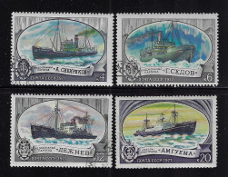 RUSSIA  1977  SCOTT #4579,4580,4582,4585  USED - Usati