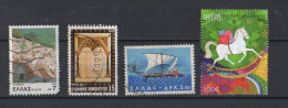 Grèce   1979-1982 - 2022  Lot De 4 Timbres - Usados