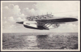 Gest. Dornier DO-X Erinnerungskarte 1932 - 1939-1945: 2de Wereldoorlog