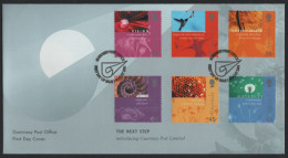 Guernsey 2001 FDC Sc 743-748 Guernsey Post Limited Introduction - Guernesey