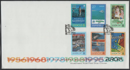 Guernsey 2003 FDC Sc 801-806 Tourism Poster Art - Guernsey