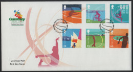 Guernsey 2003 FDC Sc 795-800 NatWest Island Games - Guernsey