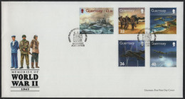 Guernsey 2003 FDC Sc 790-794 Memories Of WWII 1993 - Guernesey