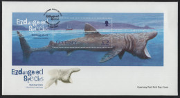 Guernsey 2005 FDC Sc 874 2pd Basking Shark Sheet - Guernesey