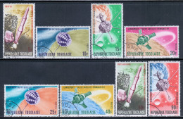 Togo 1967 Mi# 559-566 A Used - French Achievements In Space - Africa