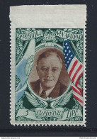 1947 SAN MARINO, PA N° 63d Presidente Roosevelt MLH/* - Variedades Y Curiosidades