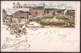 * O-1240 Fürstenwalde Neujahrsglückwünsche Kaiserplatz - Fürstenwalde
