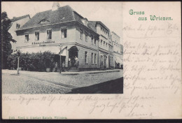 Gest. O-1313 Wriezen Hensings Conditorei 1898 - Bad Freienwalde