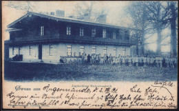 Gest. O-1320 Angermünde Jagdschloß Hubertusstock 1901 - Angermuende