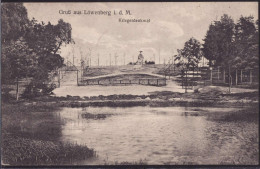 Gest. O-1431 Löwenberg Krigerdenkmal 1922 - Gransee