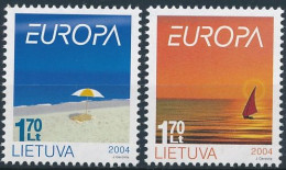 Mi 842-843 ** MNH / CEPT, Europa, Vacation - Lithuania