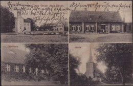 Gest. O-2071 Neu Stuer Gatshaus Kirche Pfarrhaus 1916 - Roebel